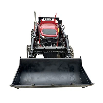 Landbrukstraktor med laster